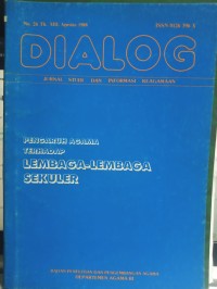 Image of Jurnal Dialog Nomor 26 Tahun XIII, Agustus 1988
