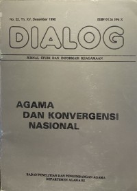 Image of Jurnal Dialog Nomor 32 Tahun XV, Desember 1990