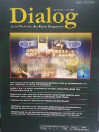 Image of Jurnal Dialog Volume 37 Nomor 01, Juni 2014