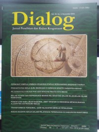 Image of Jurnal Dialog Volume 39 Nomor 2, Desember 2016