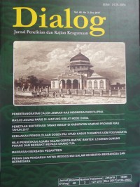 Image of Jurnal Dialog Volume 40 Nomor 2, Desember 2017