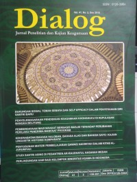 Image of Jurnal Dialog Volume 41 Nomor 2, Desember 2018