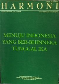 Image of Jurnal Harmoni Volume II, Nomor 6, April-Juni 2003
