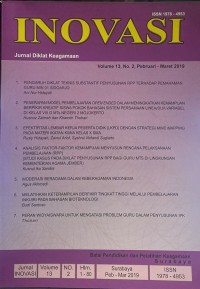 Image of Jurnal Inovasi Volume 13 Nomor 02, Februari-Maret 2019
