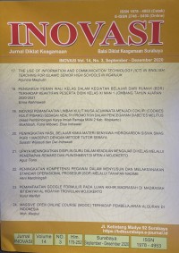 Image of Jurnal Inovasi Volume 14 Nomor 03, September - Desember 2020