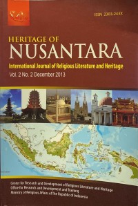 Image of Jurnal Nusantara Volume 2 Nomor 2, December 2013