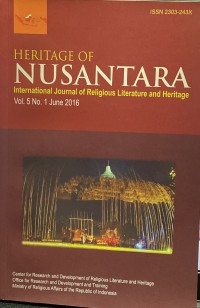 Image of Jurnal Nusantara Volume 5 Nomor 1, June 2016
