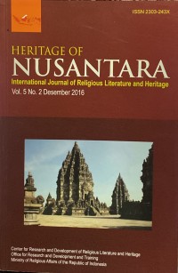 Image of Jurnal Nusantara Volume 5 Nomor 2, December 2016
