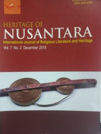 Image of Jurnal Nusantara Volume 7 Nomor 2, Desember 2018
