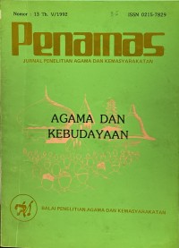 Image of Jurnal Penamas Nomor 13 Tahun V, Tahun 1992