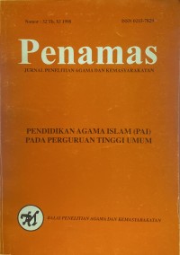 Image of Jurnal Penamas Nomor 32 Tahun XI, Tahun 1998