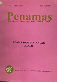 Image of Jurnal Penamas Nomor 34 Tahun XI, Tahun 1999