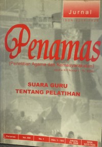 Image of Jurnal Penamas Volume XIX Nomor 1, Tahun 2006