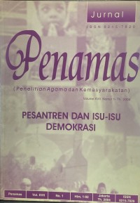 Image of Jurnal Penamas Volume XVII Nomor 1, Tahun 2004