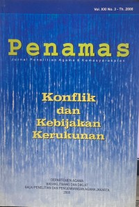 Image of Jurnal Penamas Volume XXI Nomor 3, Tahun 2008