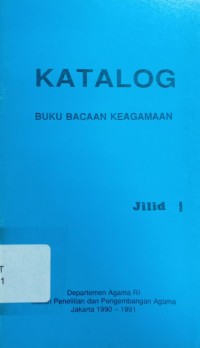 Image of Katalog Buku Bacaan Keagamaan Jilid I
