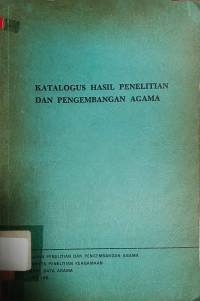 Image of Katalogus Hasil Penelitian dan Pengembangan Agama