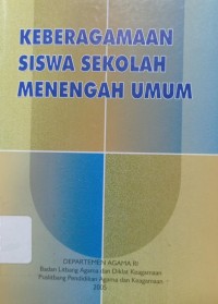Image of Keberagaman Siswa Sekolah Menengah Umum