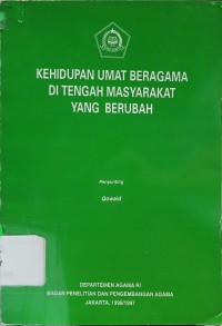 Image of Kehidupan Umat Beragama di Tengah Masyarakat yang Berubah