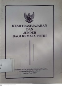 Image of Kemitrasejajaran dan Jender Bagi Remaja Putri