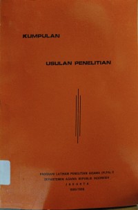 Image of Kumpulan Usulan Penelitian