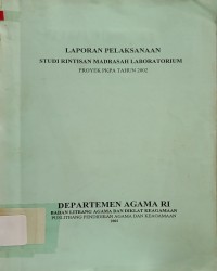 Image of Laporan Pelaksanaan : Studi Rintisan Madrasah Laboratorium