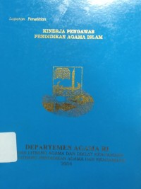 Image of Laporan Penelitian Kinerja Pengawas Pendidikan Agama Islam