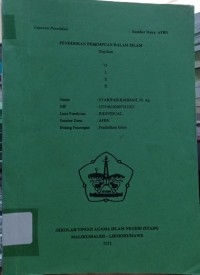 Image of Laporan Penelitian: Pendidikan Perempuan Dalam Islam