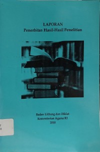 Image of Laporan Penerbitan Hasil-Hasil Penelitian