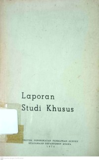 Image of Laporan Studi khusus