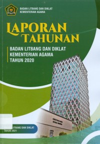 Image of Laporan Tahunan Badan Litbang dan Diklat Kementerian Agama Tahun 2020