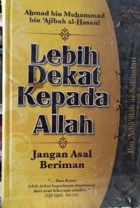 Image of Lebih Dekat Kepada Allah: Jangan Asal Beriman