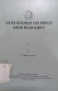 Image of Lektur Keagamaan yang Diminati Jamaah Masjid Kampus