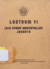 Image of Lustrum VI IAIN Syarif Hidayatullah Jakarta