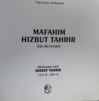 Image of Mafahim Hizbut Tahrir Edisi Mu'tamadah