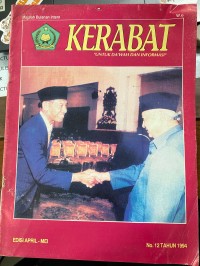 Image of Majalah Kerabat Edisi April - Mei Nomor 12 Tahun 1994