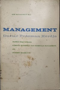 Image of Managemenet Daftar Pedoman Kerdja