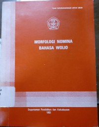 Image of Morfologi Nomina Bahasa Wolio