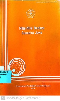 Image of Nilai-Nilai Budaya Suasastra Jawa
