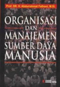Image of Organisasi Dan Manajemen Sumber Daya Manusia