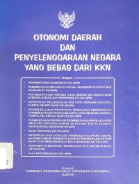 Image of Otonomi Daerah dan Penyelenggaraan Negara yang Bebas dari KKN