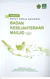 Image of Panduan Rapat Kerja Nasional Badan Kesejahteraan Masjid 2023