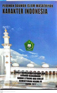 Image of Pedoman Dakwah Islam Wasathiyah Karakter Indonesia