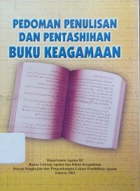 Image of Pedoman Penulisan dan Pentashihan Buku Keagamaan