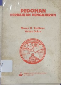 Image of Pedoman Perbaikan Pengajaran