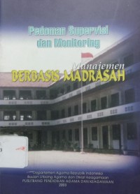 Image of Pedoman Supervisi dan Monitoring Manajemen Berbasis Madrasah