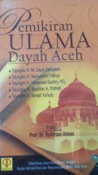 Image of Pemikiran Ulama Dayah Aceh