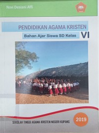 Image of Pendidikan Agama Kristen Bahan Ajar Siswa SD Kelas VI