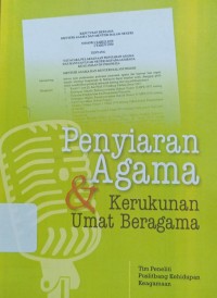 Image of Penyiaran Agama dan Kerukunan Umat Beragama