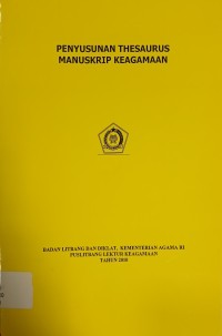 Image of Penyusunan Thesaurus Manuskrip Keagamaan
